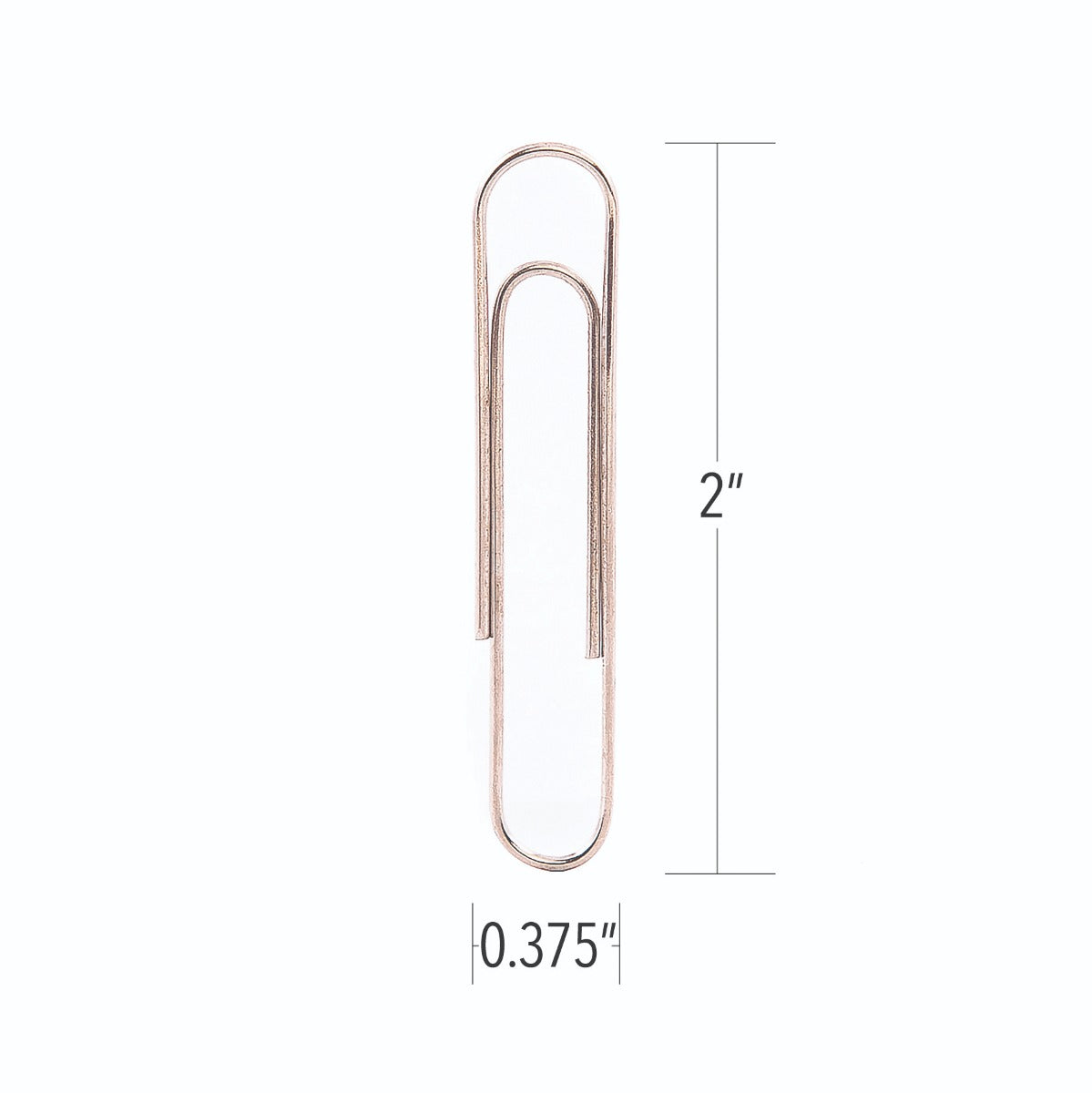 Westcott® 2" (51mm) Smooth Paper Clips, 50/card