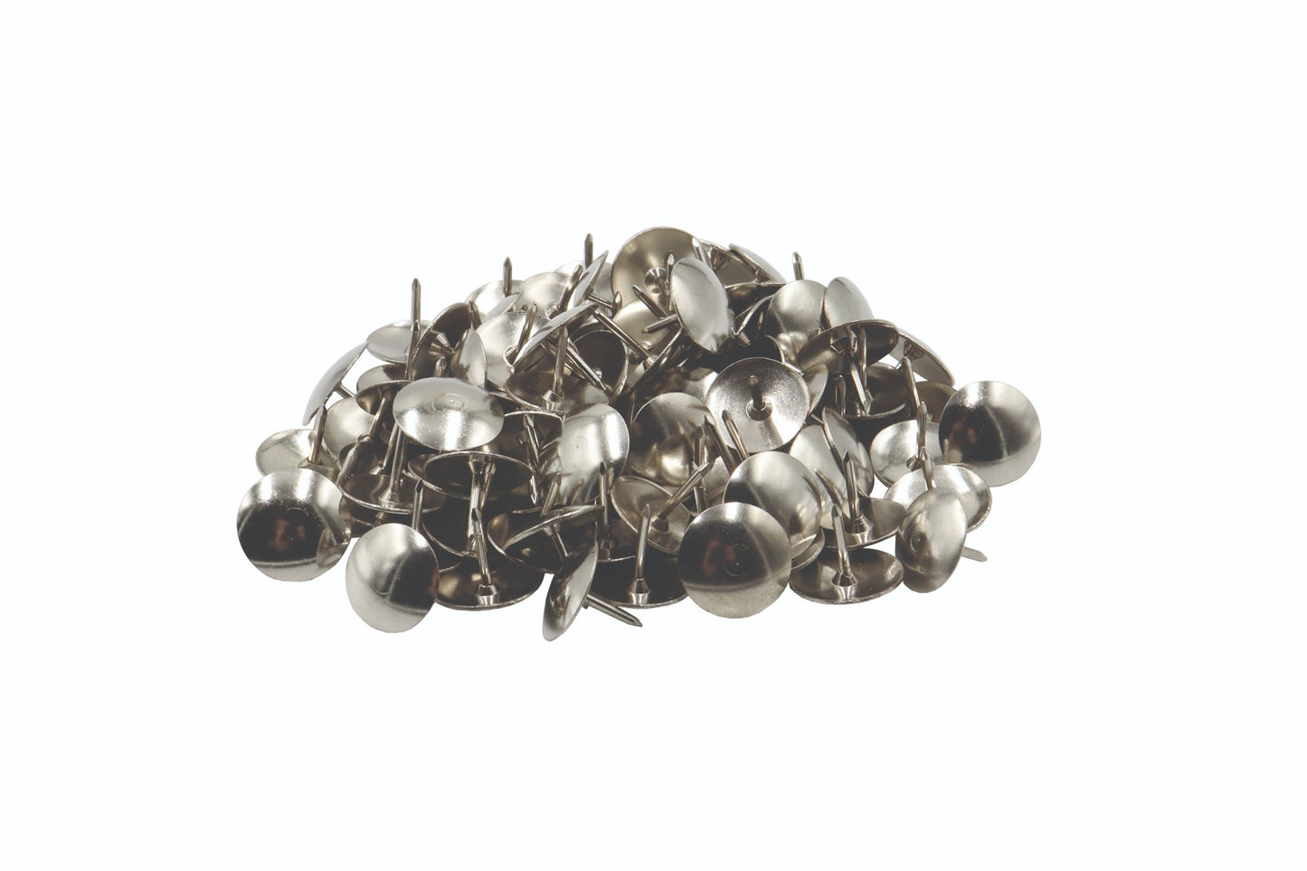 Westcott® Nickel Plated Thumb Tacks (1/2" dia.), 100/box