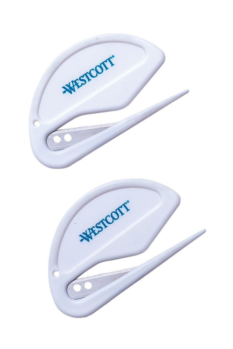 Westcott® Mini "Zip" Style Letter Opener - 2 Pack
