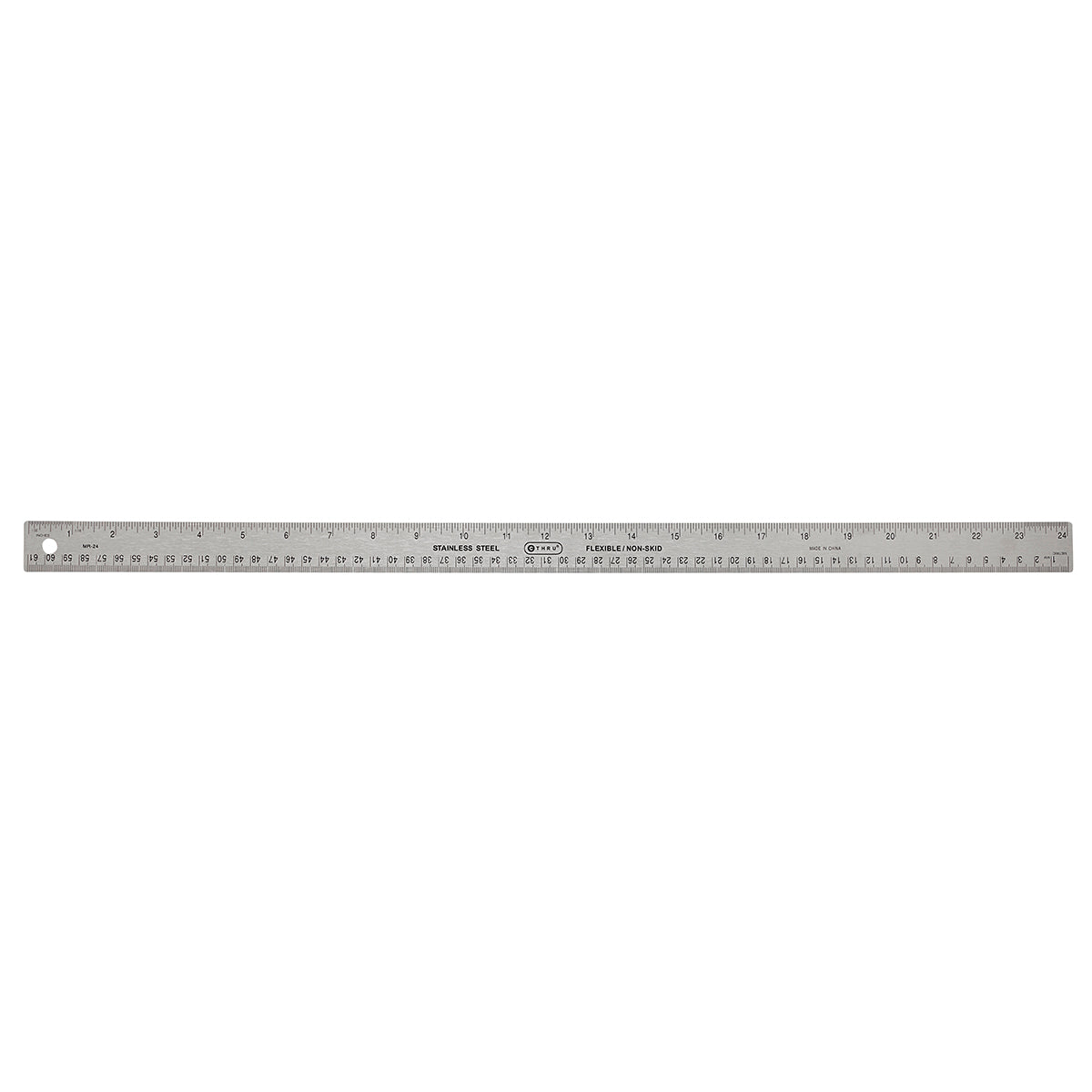 Westcott® 60cm/24" Stainless Steel Cork Back Ruler