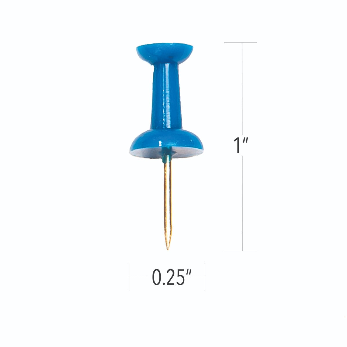 Westcott® Push Pins - Assorted Colours (11087)