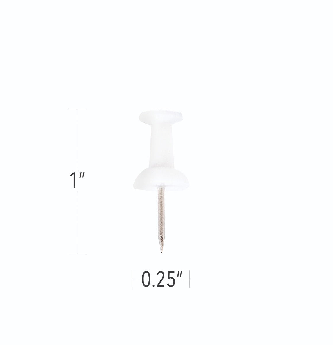 Westcott® Push pins - White