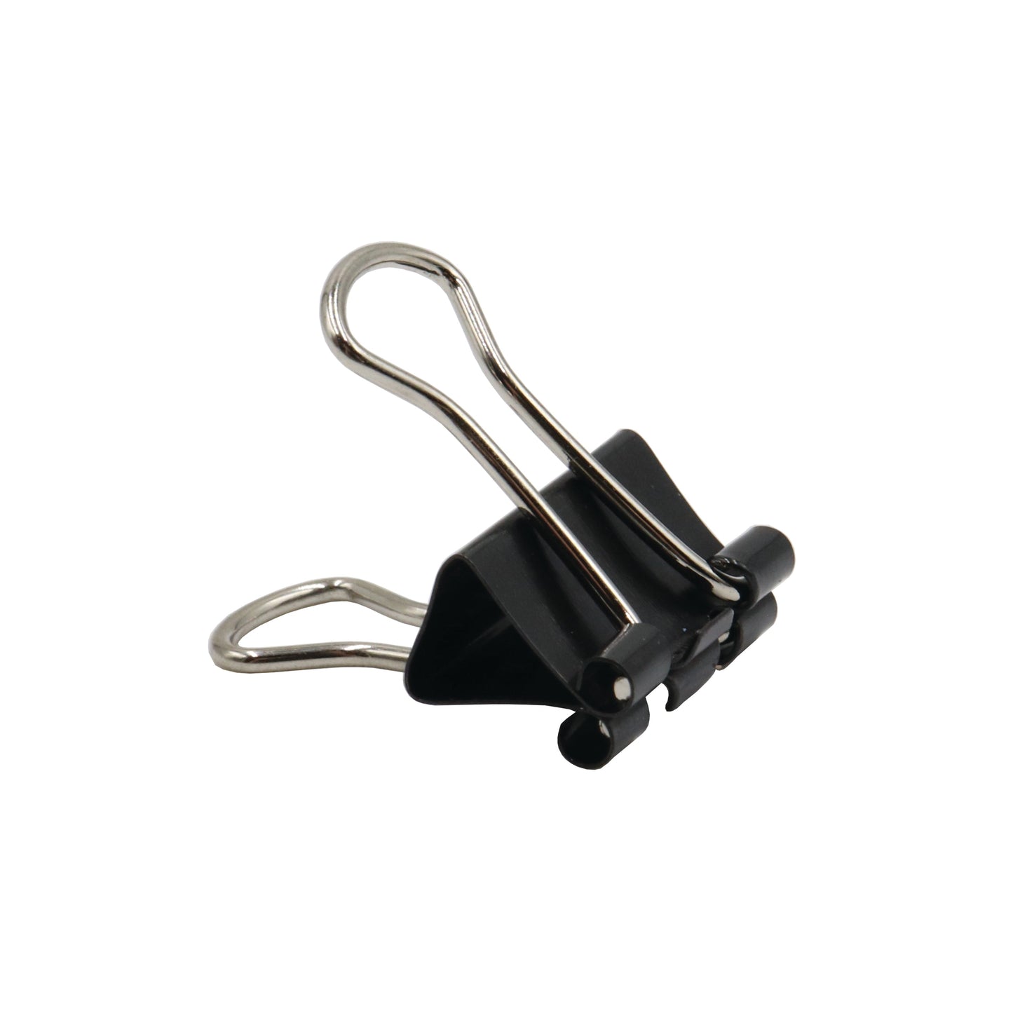 Westcott® 9/16" (14 mm) Black Fold Back Clips, 12/box
