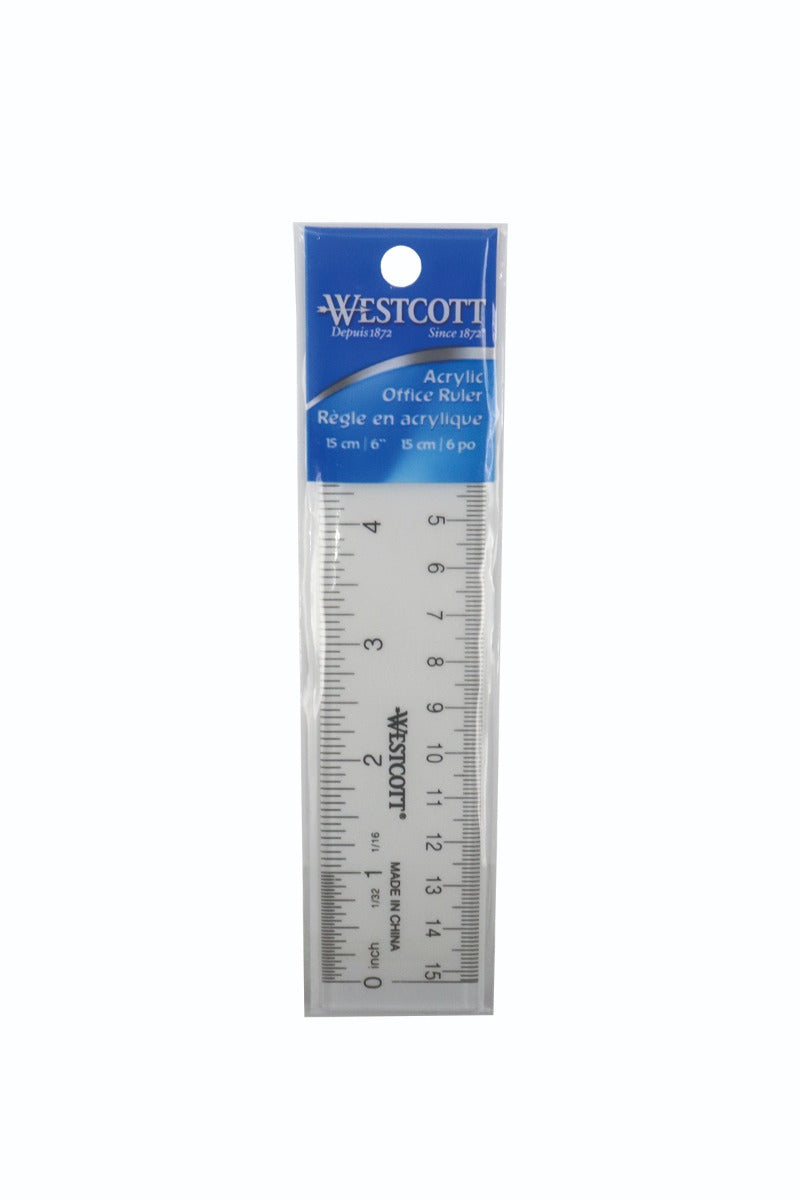 Westcott® 15cm/6" Acrylic Ruler
