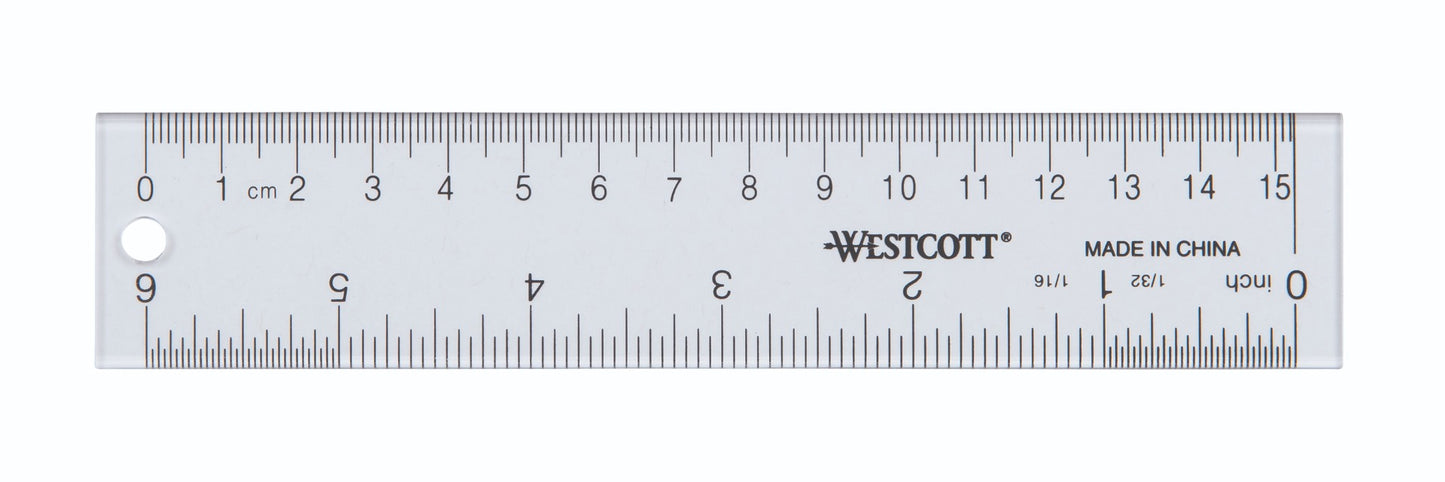 Westcott® 15cm/6" Acrylic Ruler