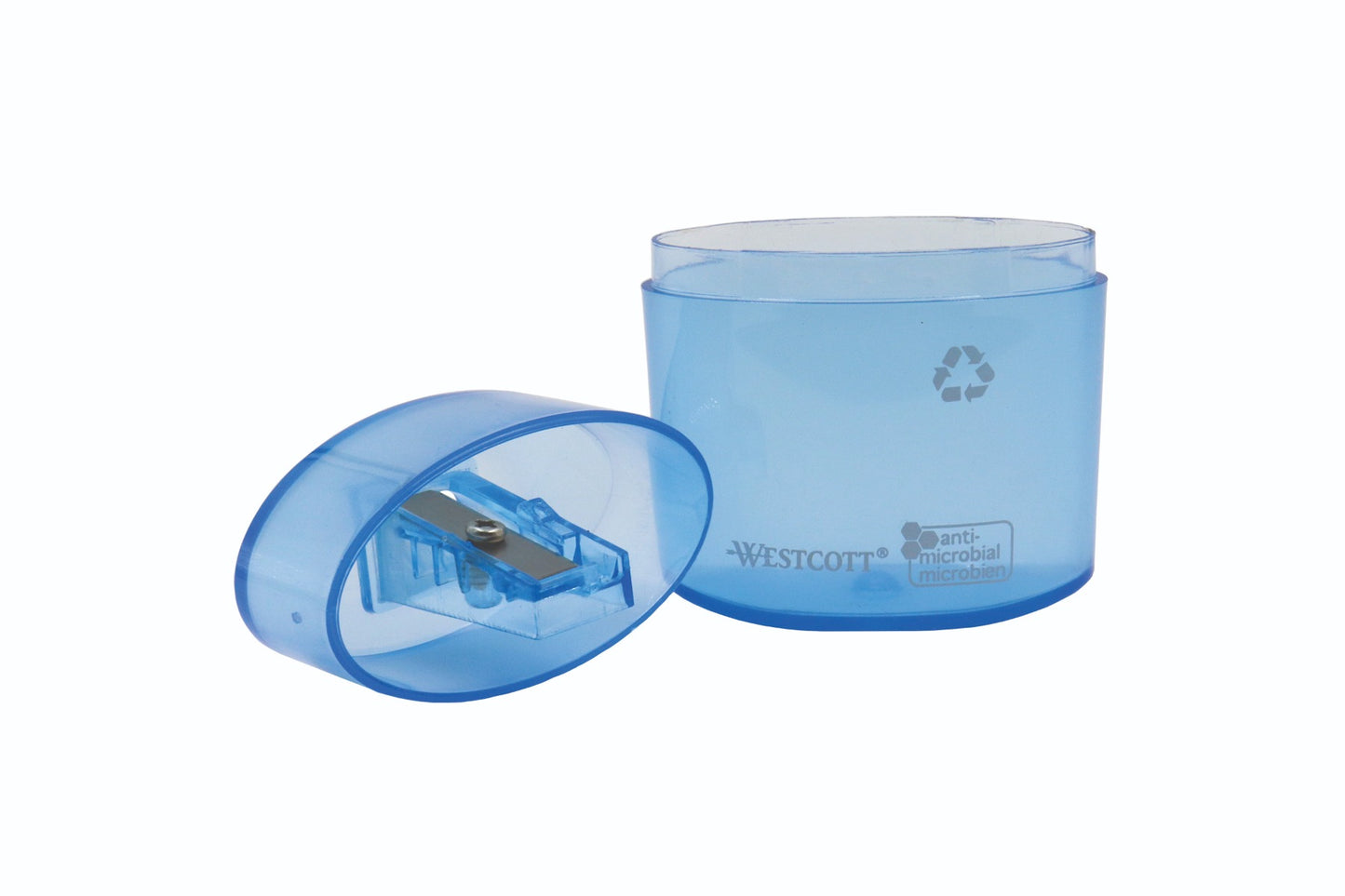 Westcott® KleenEarth® Antimicrobial Student Single-Hole Pencil Sharpener (11247)