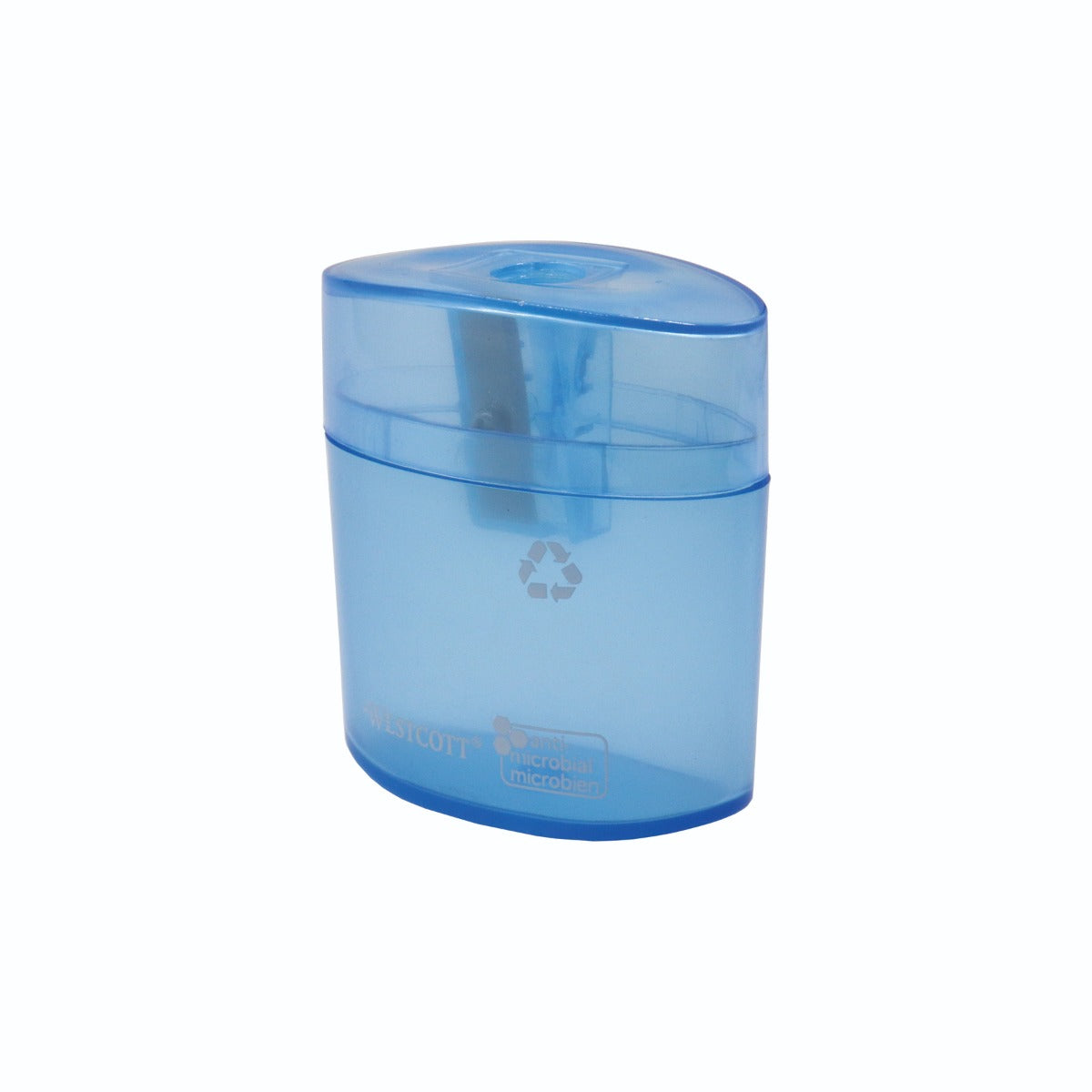 Westcott® KleenEarth® Antimicrobial Student Single-Hole Pencil Sharpener (11247)
