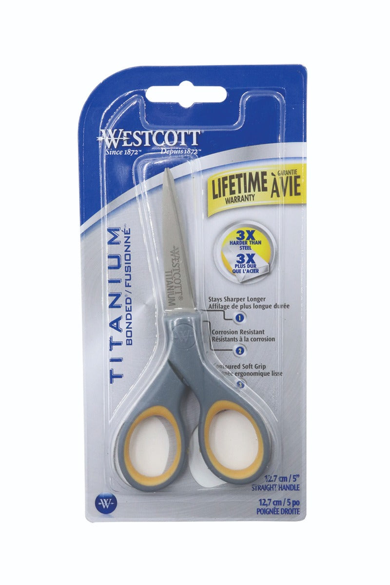 Westcott® 5" Titanium Bonded® Pointed Scissors