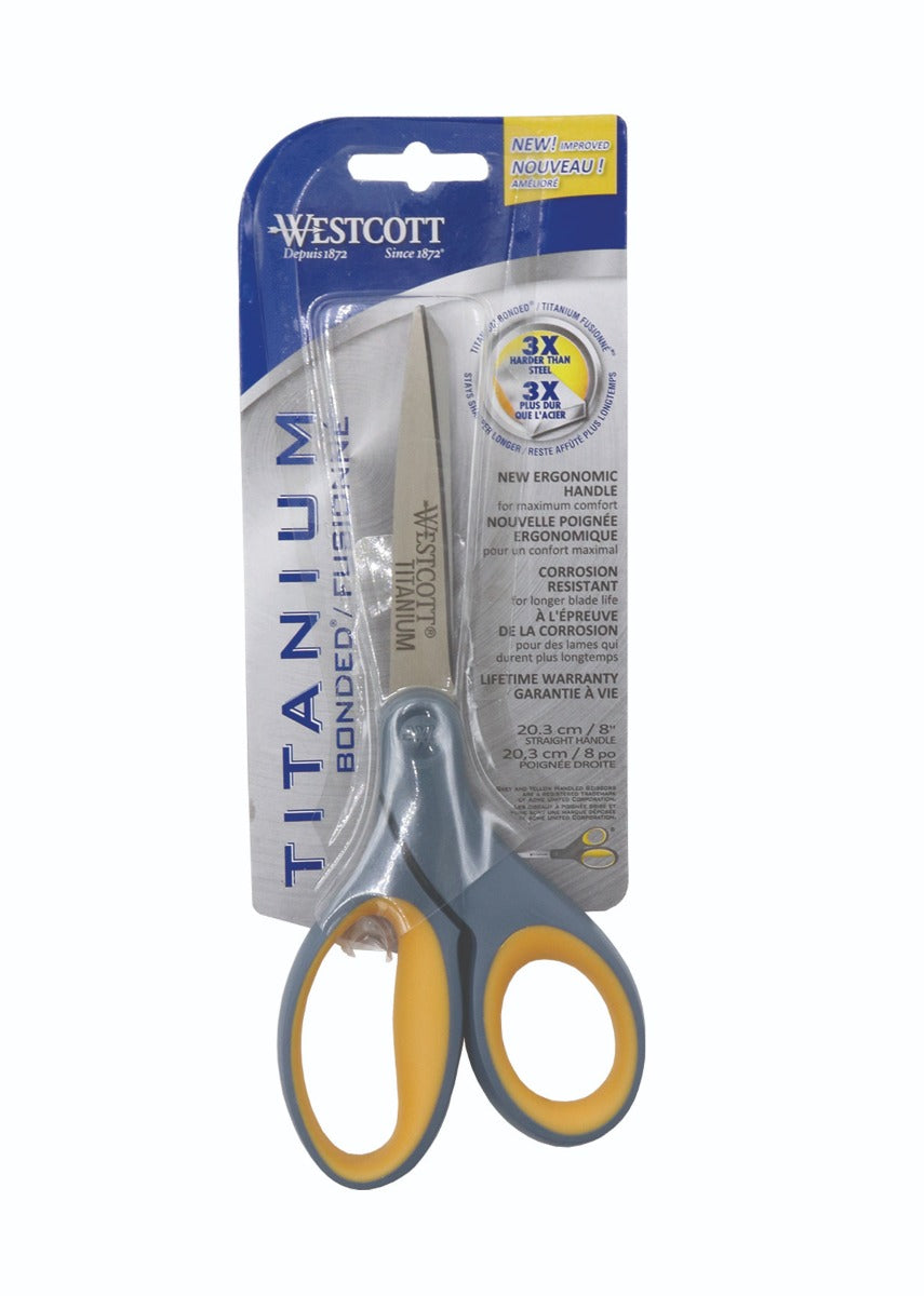 Westcott® 8" Titanium Bonded® Straight Scissors