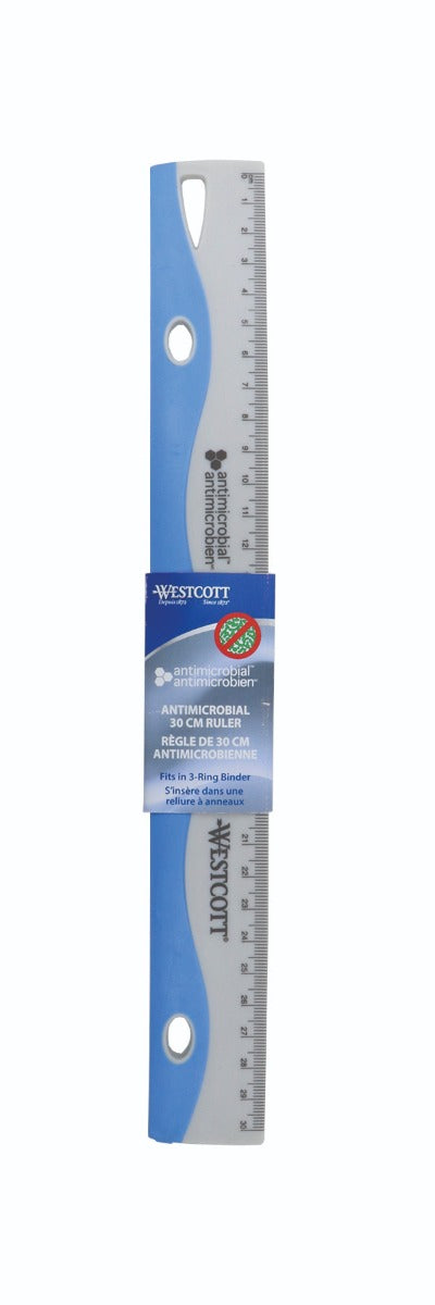 Westcott® Antimicrobial 30cm Wave Ruler