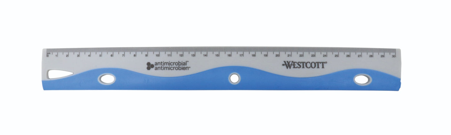 Westcott® Antimicrobial 30cm Wave Ruler