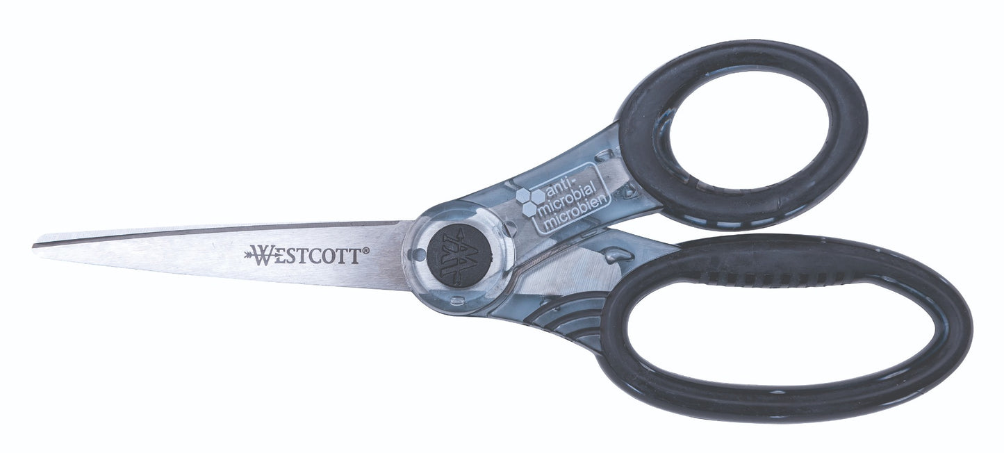 Westcott® 8" X-RAY Antimicrobial Scissors, Charcoal