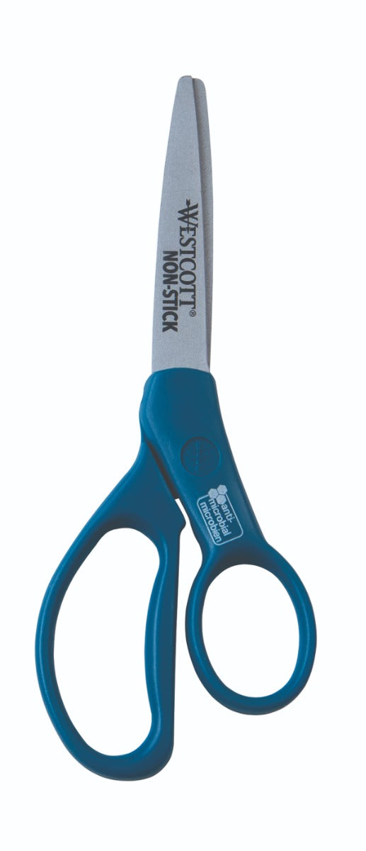 Westcott® KleenEarth® 7" Non-Stick Antimicrobial Scissors