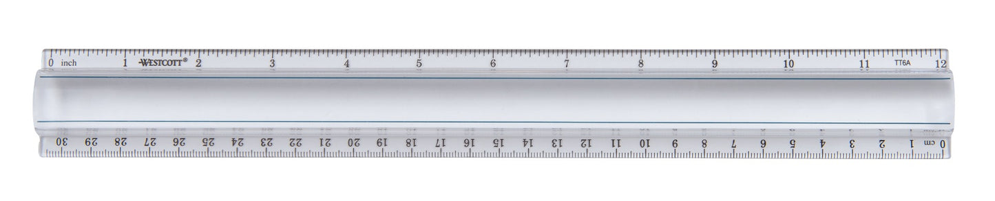 Westcott® 12"/30cm Magnifying Ruler