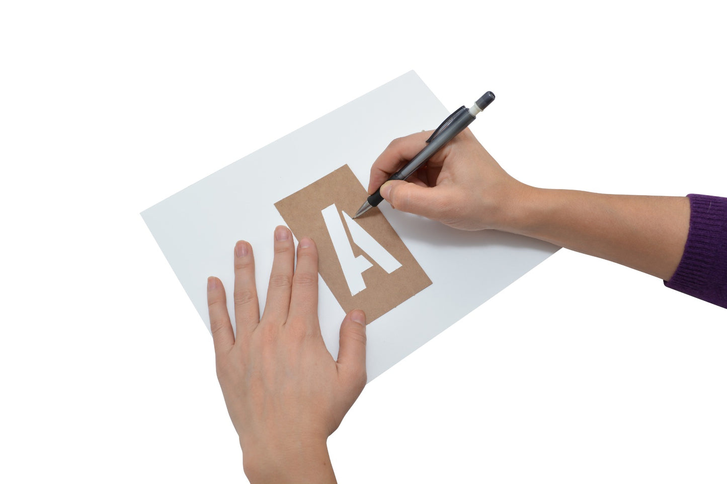 Westcott® 6" Oil Board Paper Stencil Kit