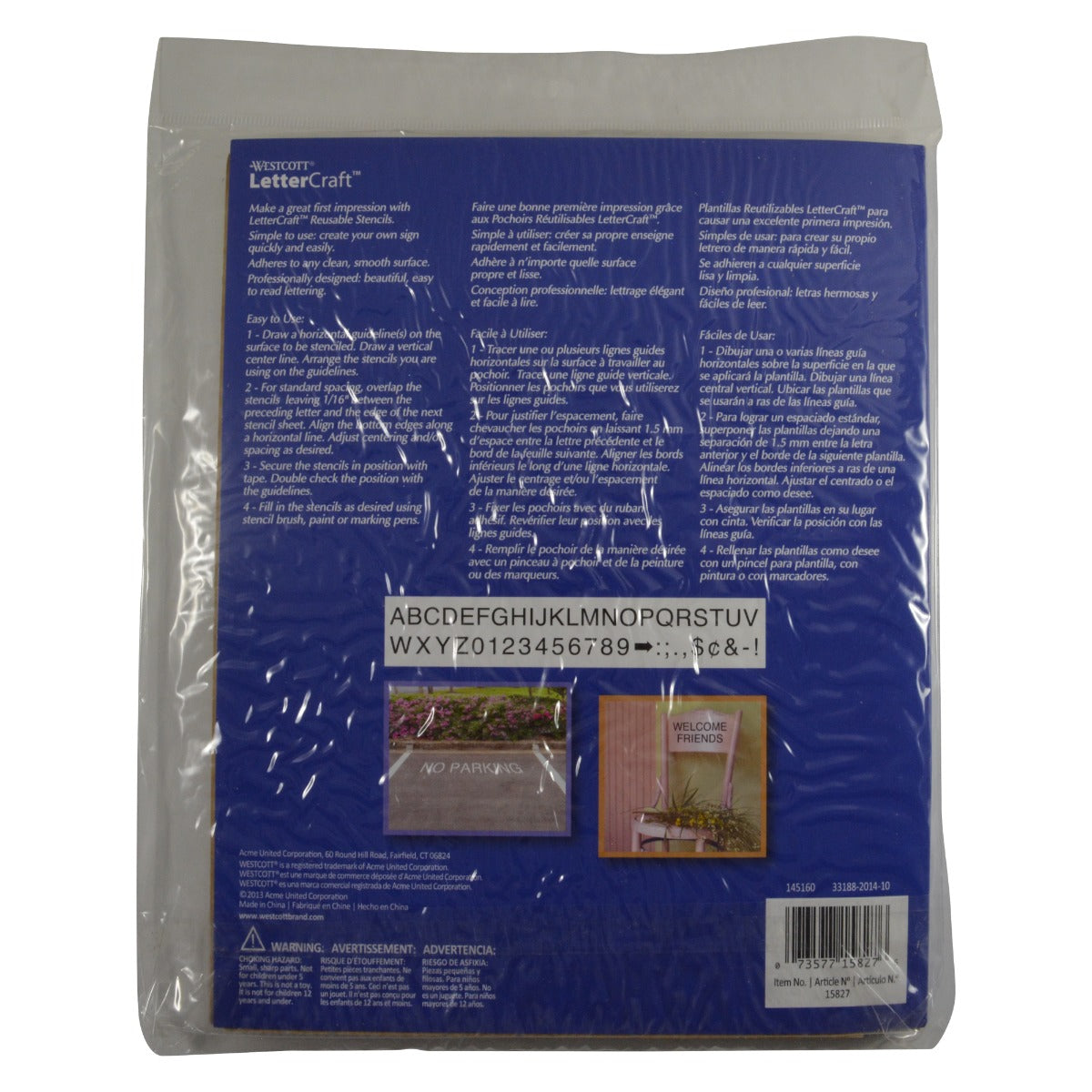 Westcott® 8" Oil Board Paper Stencil Kit