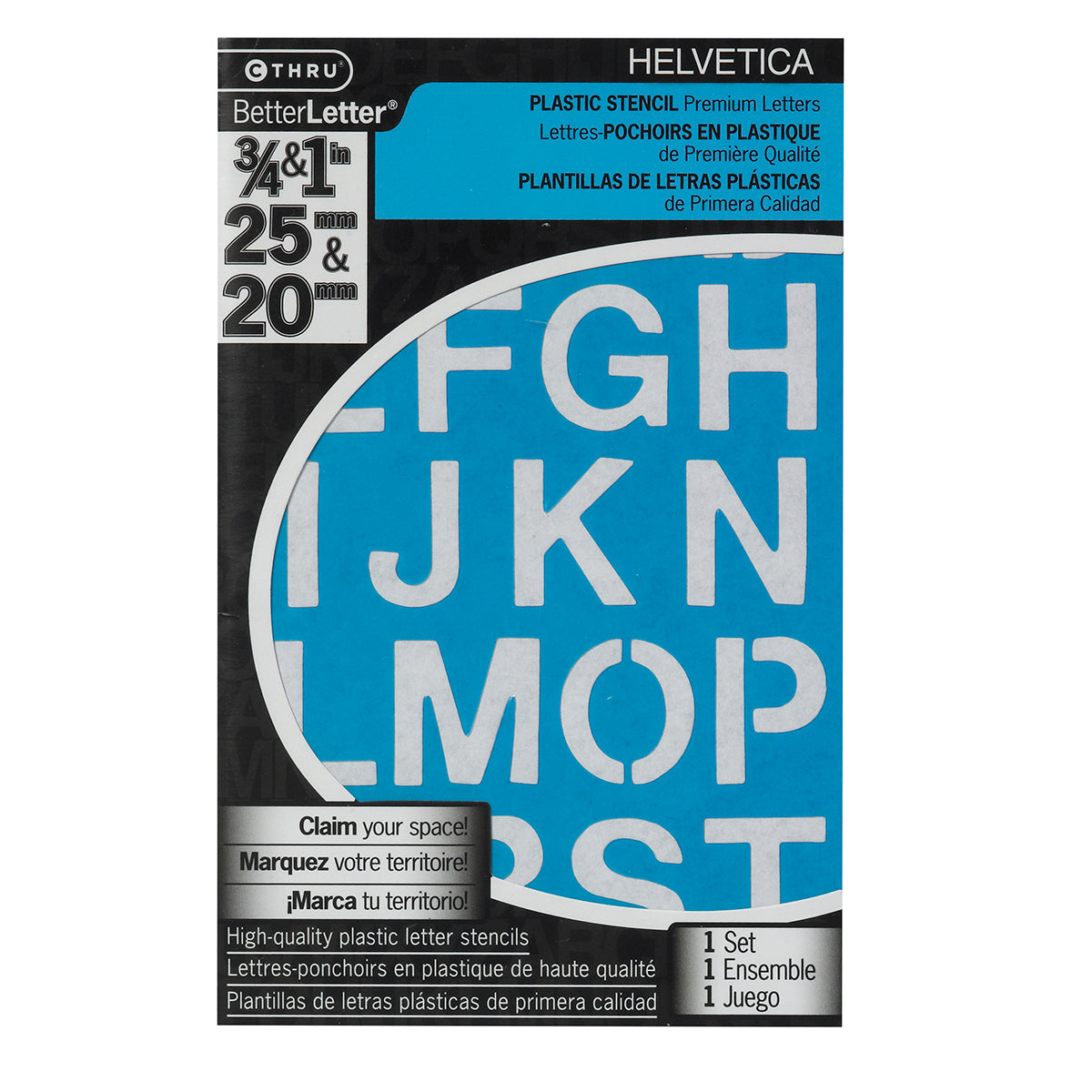Westcott® 3/4" & 1" Helvetica Stencils