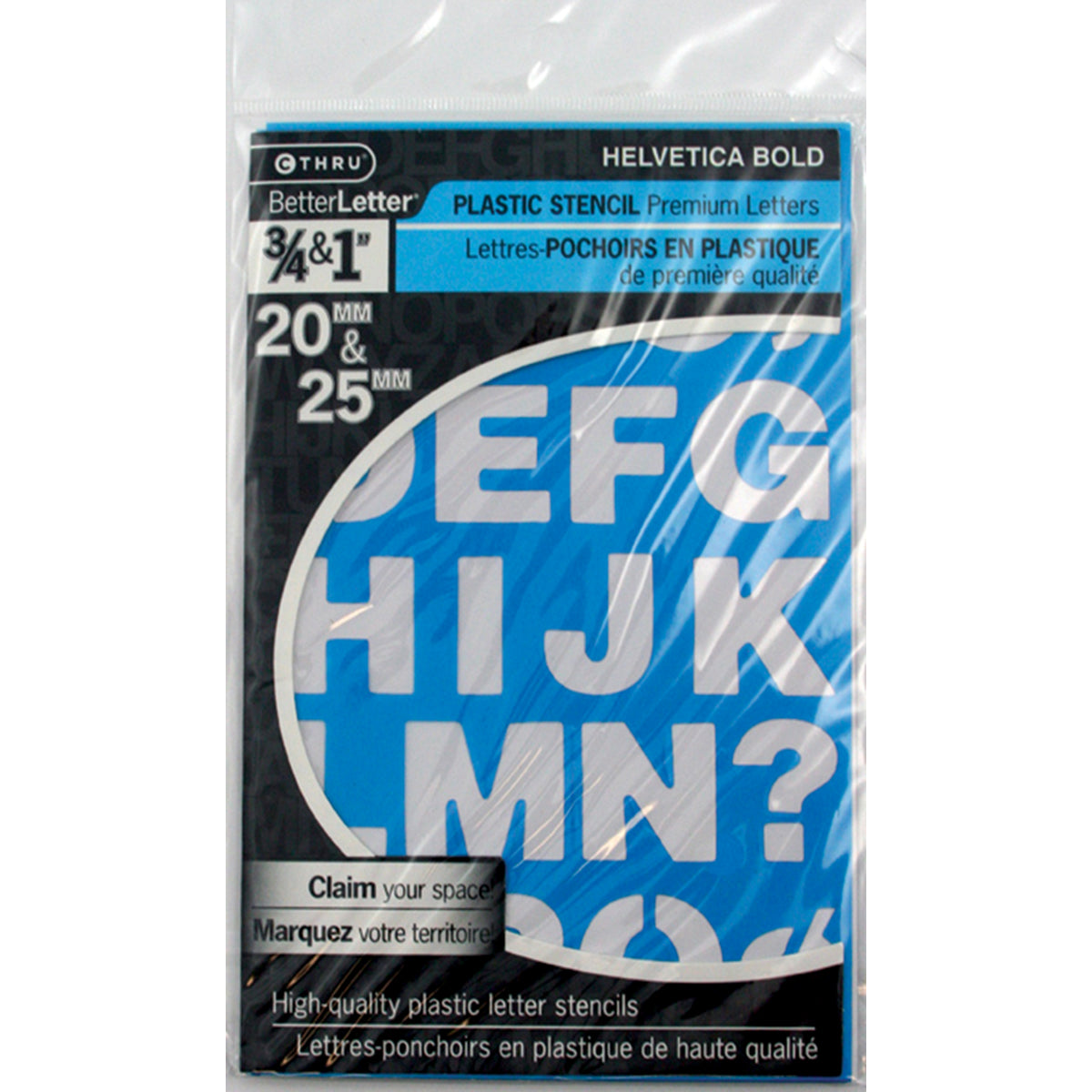 Westcott® 3/4" & 1" Helvetica Bold Stencils