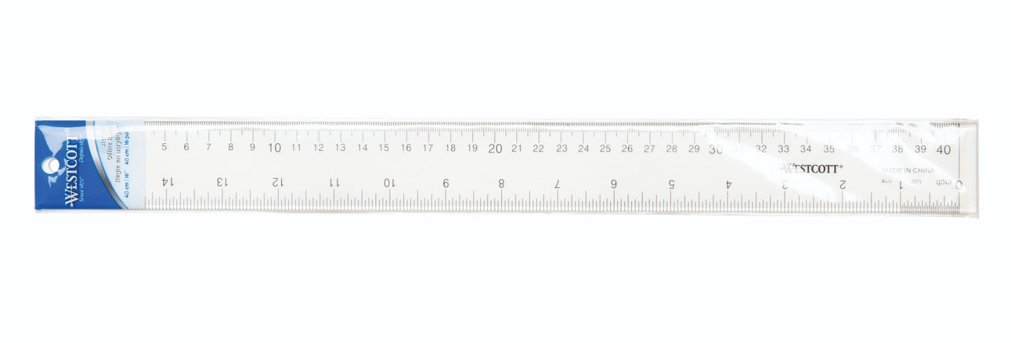 Westcott® 40cm/16" Acrylic Ruler