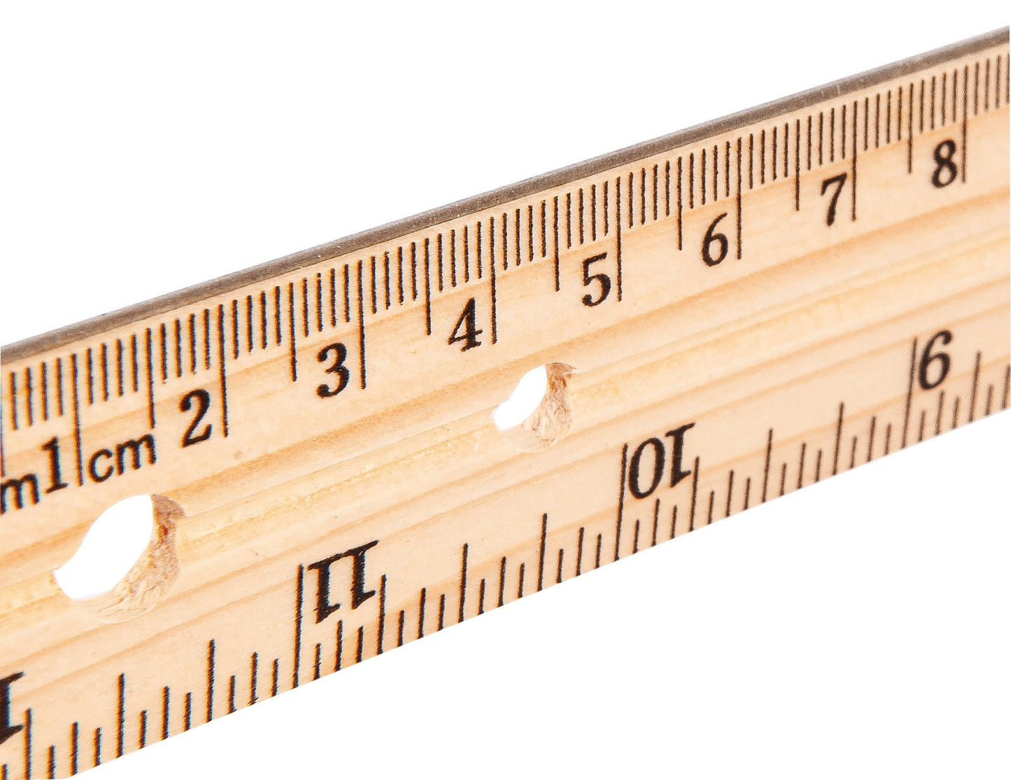 Westcott® 30cm/12" Wooden School Ruler - Metal Edge