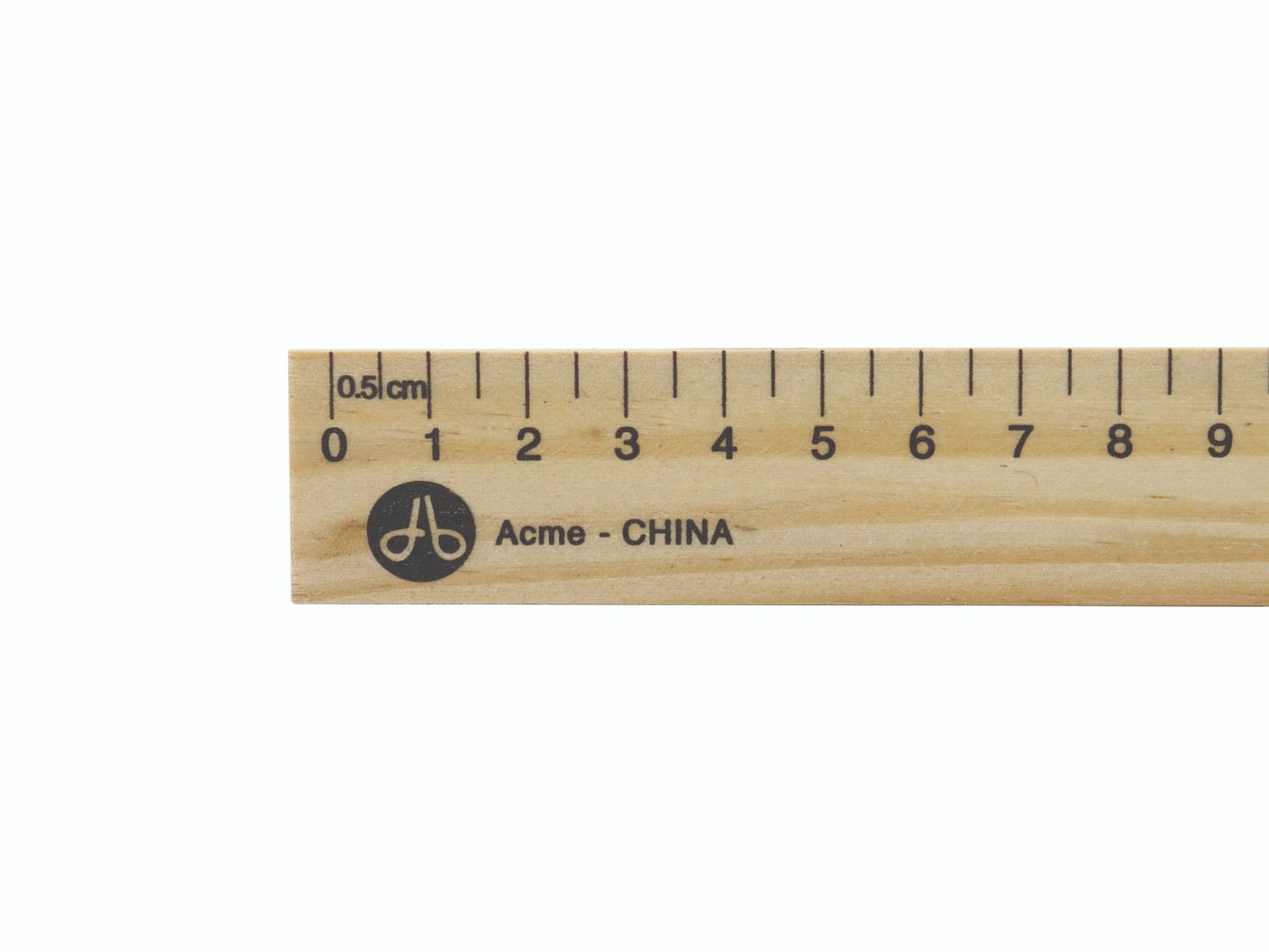 Westcott® 30cm Wooden Office Ruler with Recessed Edge