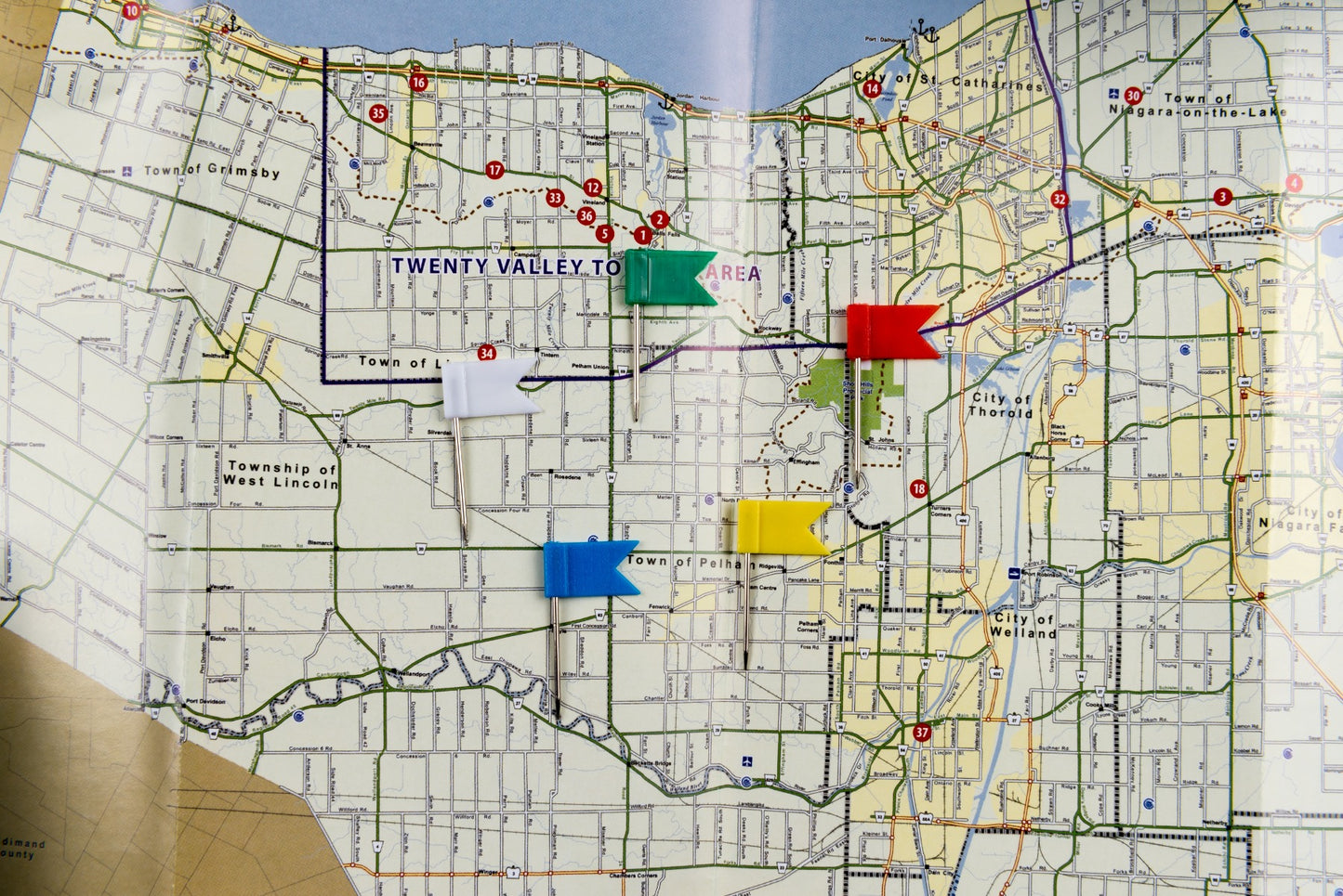 Westcott® Map Flags - Assorted Colours