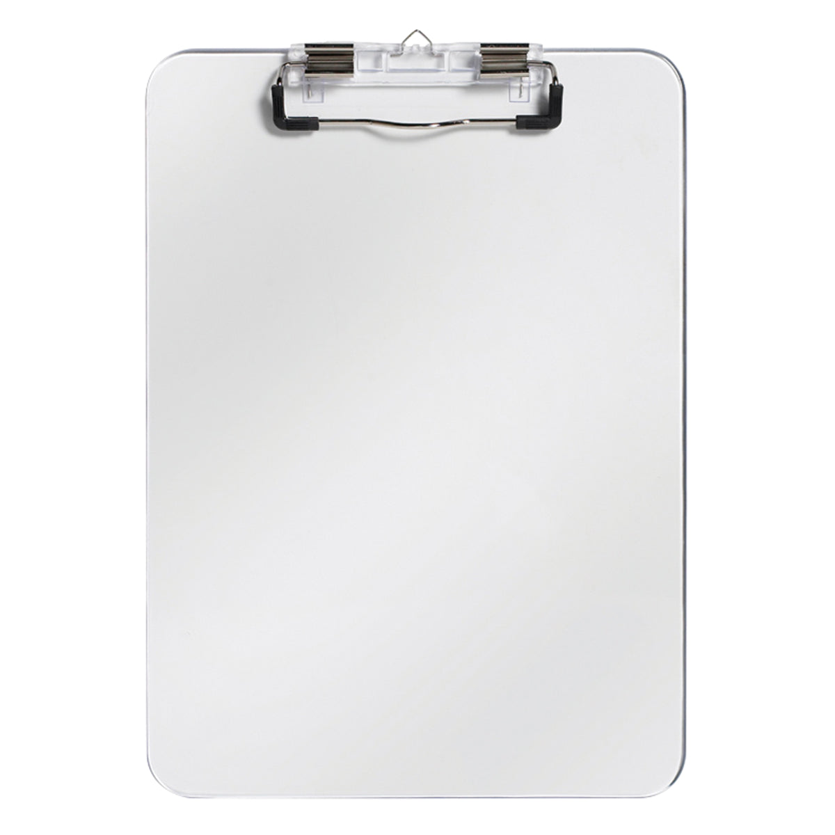 Westcott® Clear Plastic Clipboard with Pen Holder Letter Size