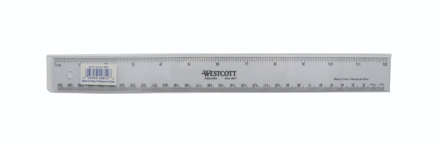 Westcott® 30cm/12" Flexible Vinyl Ruler