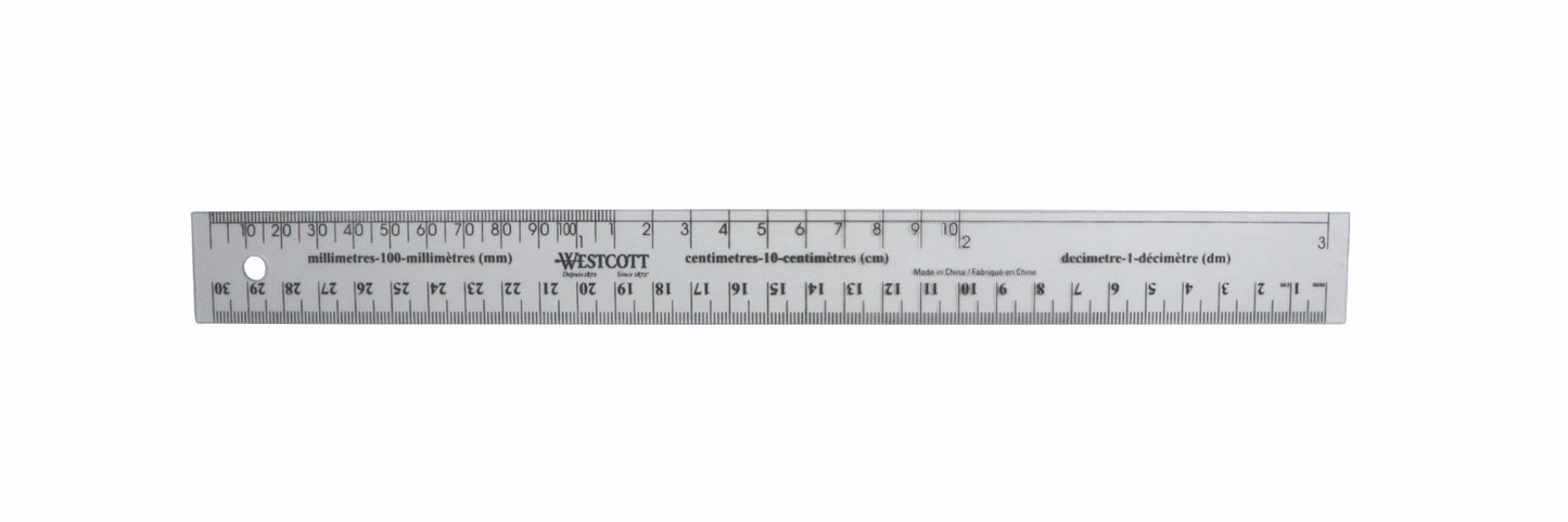 Westcott® 30cm Flexible Vinyl Ruler
