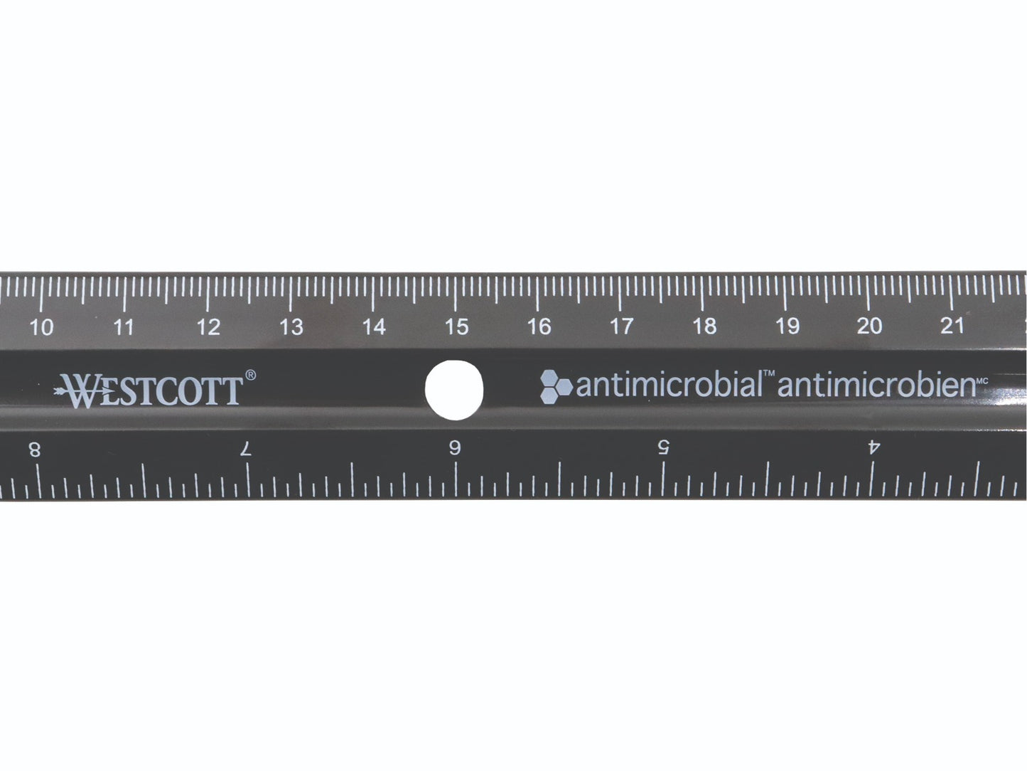 Westcott® KleenEarth® 30cm/12" Antimicrobial Plastic Ruler