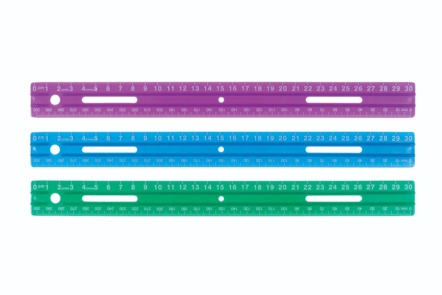 Westcott® 30cm/300mm Plastic Ruler (46030)