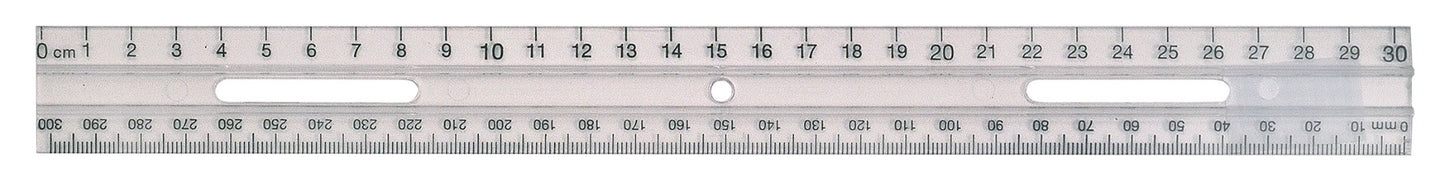 Westcott® 30cm/300mm Plastic Ruler (47030)