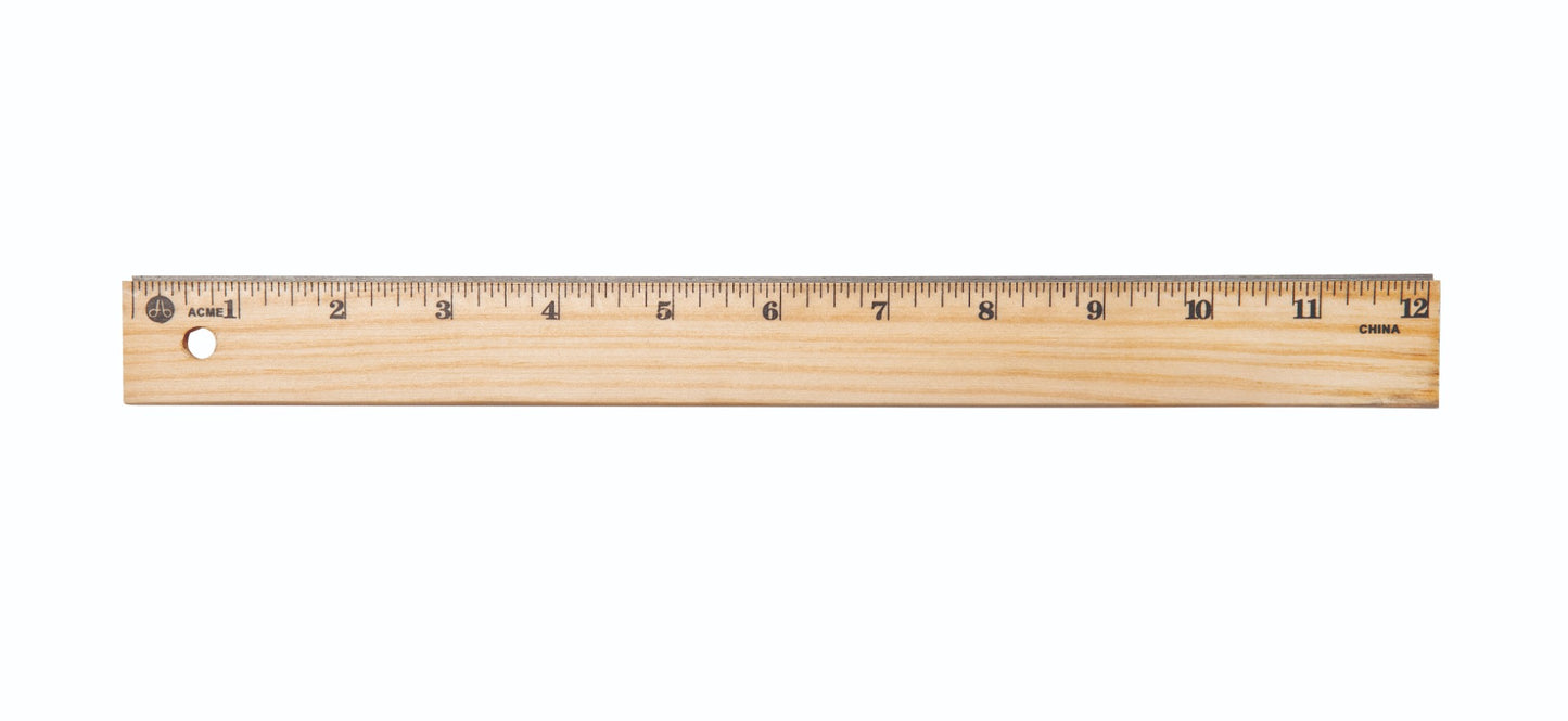 Westcott® 12"/30cm Wood Ruler