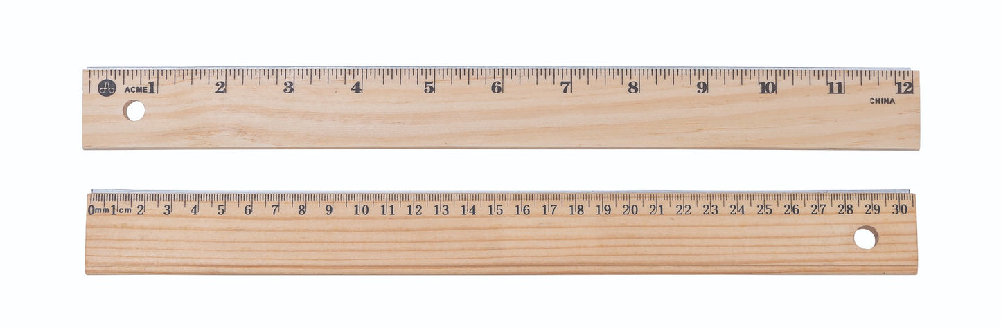Westcott® 12"/30cm Wood Ruler