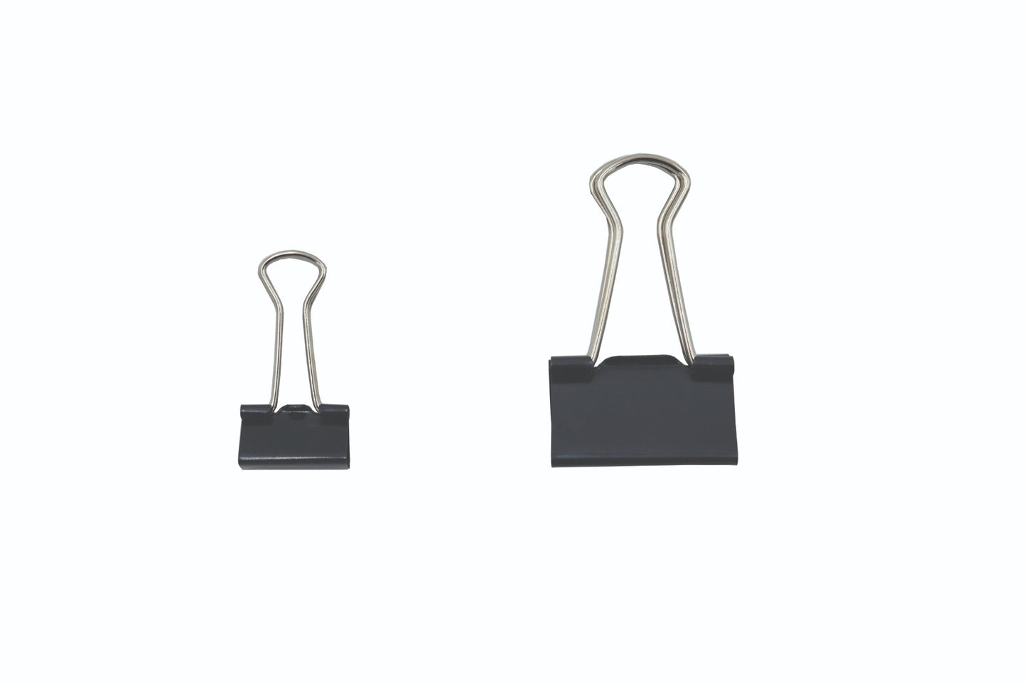 Westcott® Black Fold Back Clips Assorted Sizes, 60/tub