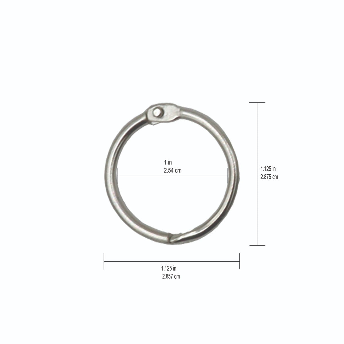 Westcott® Loose Leaf Rings (1" dia.) - 18/pack