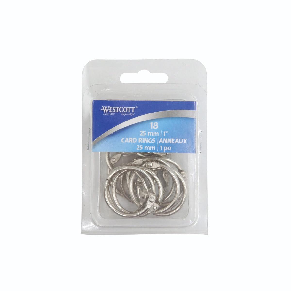 Westcott® Loose Leaf Rings (1" dia.) - 18/pack