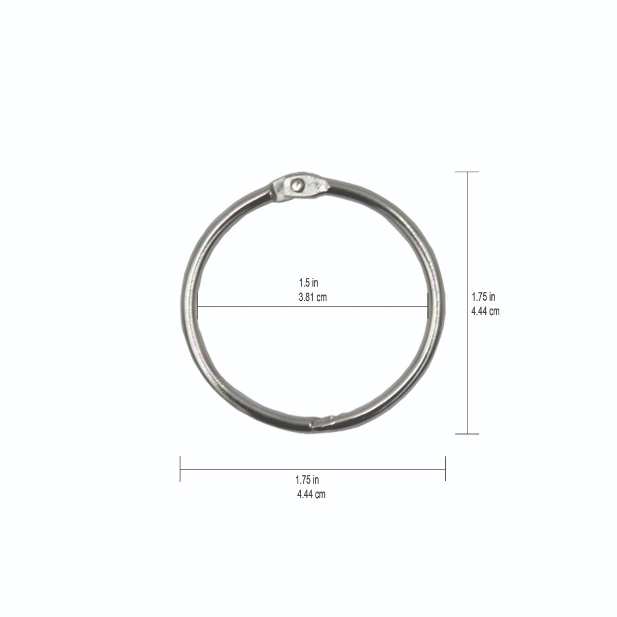 Westcott® Loose Leaf Rings 1-1/2" Diameter, 100/box