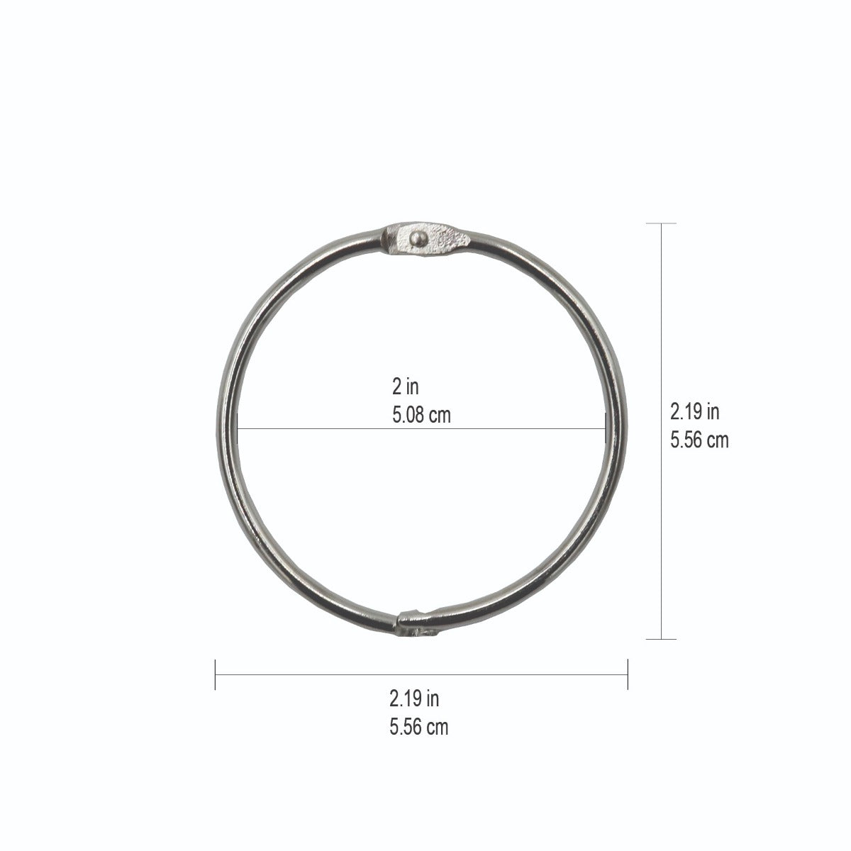 Westcott® Loose Leaf Rings (2" dia.) - 4/pack
