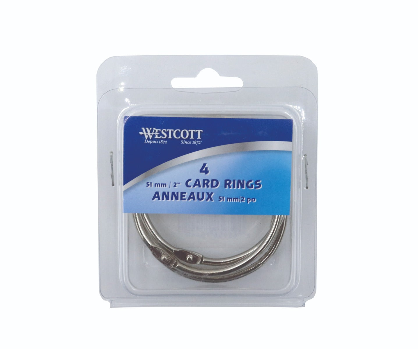 Westcott® Loose Leaf Rings (2" dia.) - 4/pack