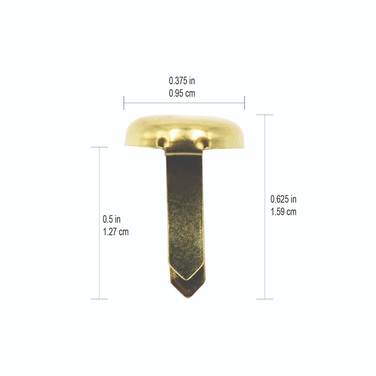 Westcott® ½" Brass Paper Fasteners (77005)