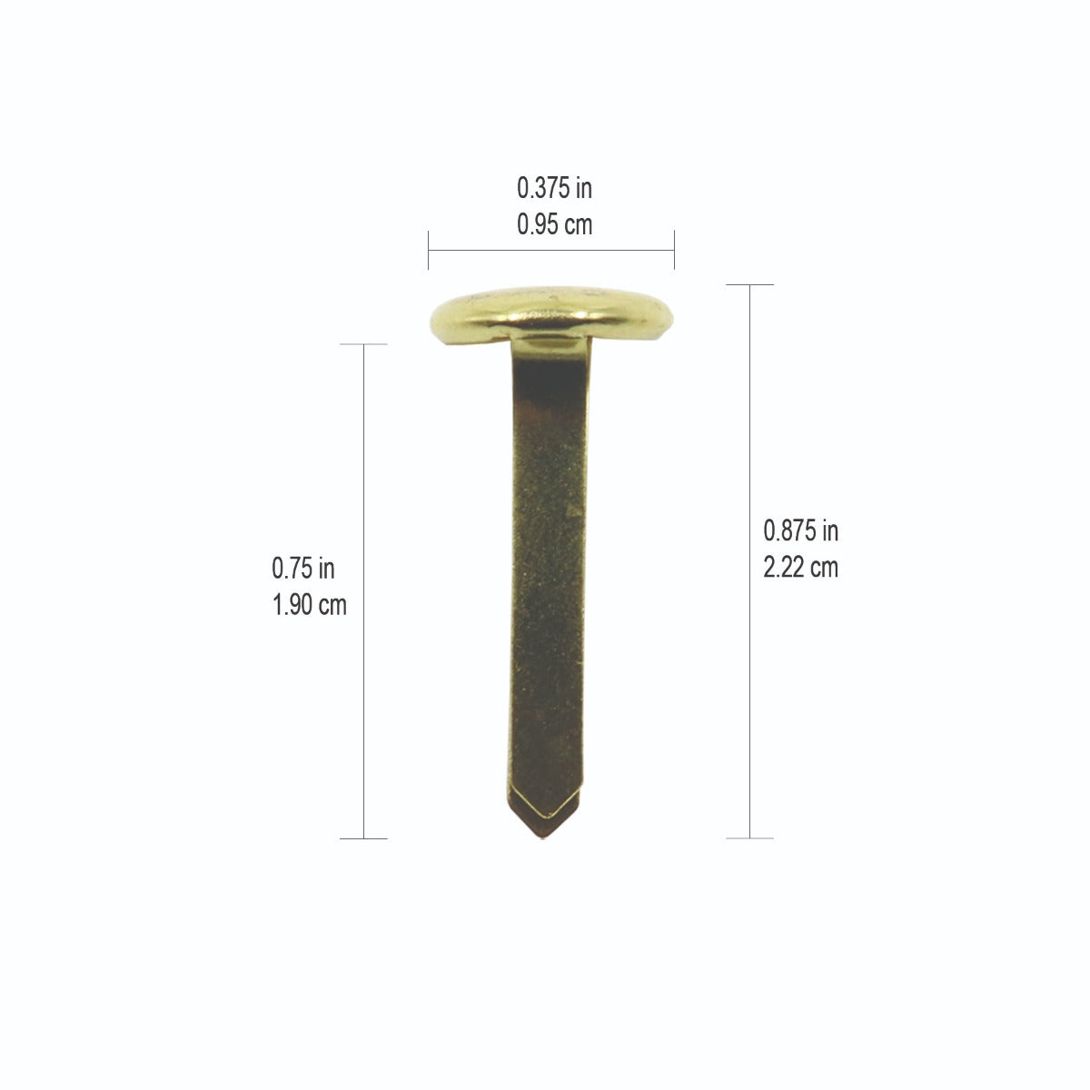 Westcott® ¾" Brass Paper Fasteners (77107)