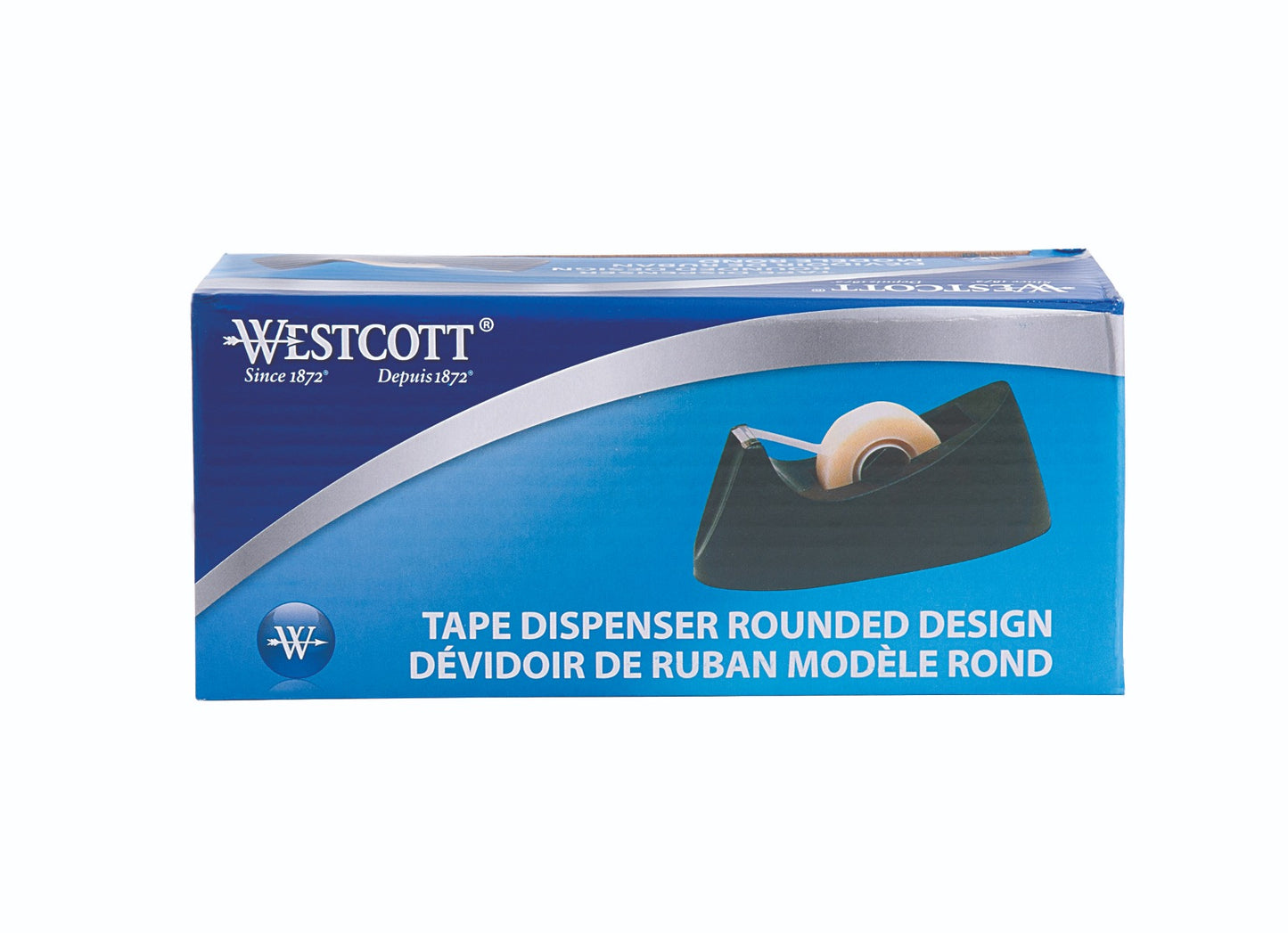 Westcott® Rounded Tape Dispenser - Black