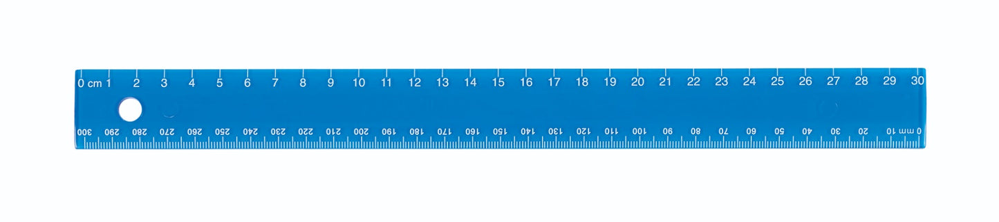 Westcott® 300mm/30cm Jewel Coloured Plastic Ruler