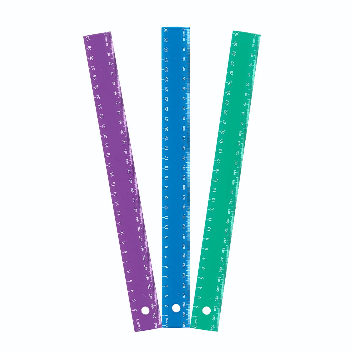 Westcott® 300mm/30cm Jewel Coloured Plastic Ruler