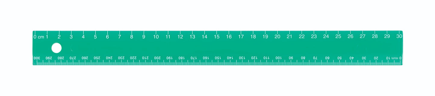 Westcott® 300mm/30cm Jewel Coloured Plastic Ruler