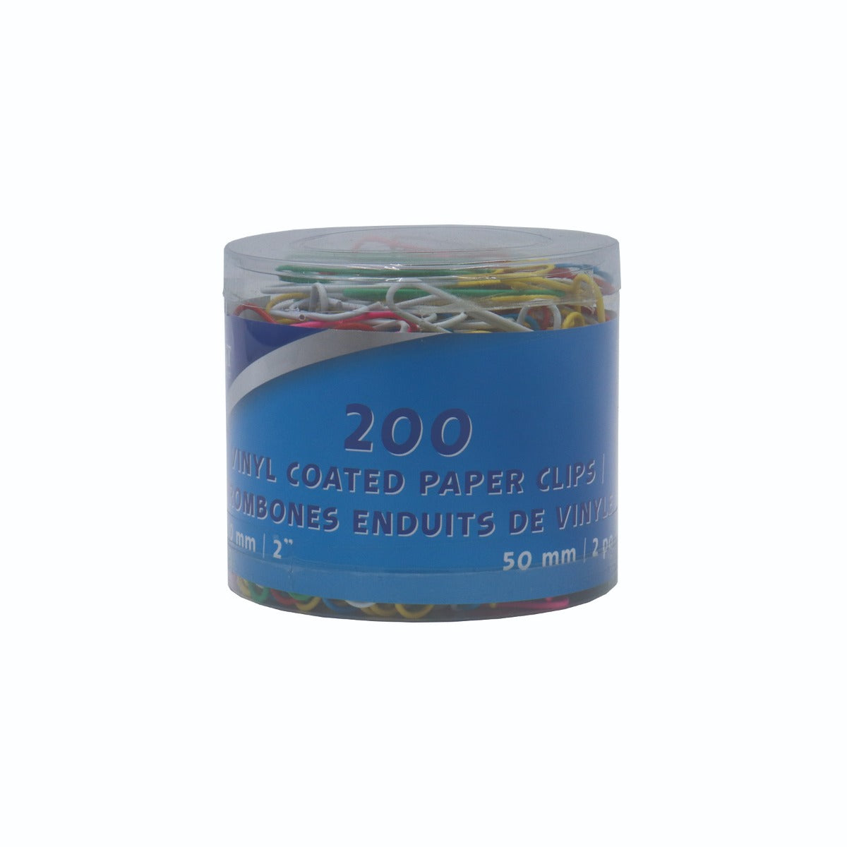 Westcott® 2" (51mm) Vinyl Coated Paper Clips, 200/tub