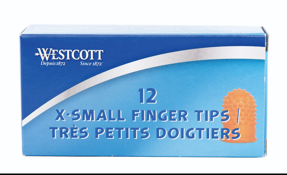 Finger Tips Top Westcott® Heavy Duty Non-Ventilated Finger Tips - X-Small – westcottca