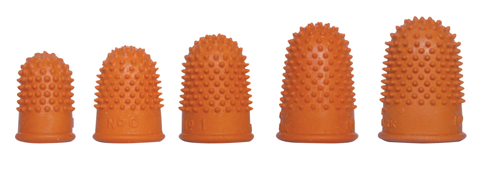 Withcott Tip Westcott® Heavy Duty Non-Ventilated Finger Tips, Assorted Sizes ...