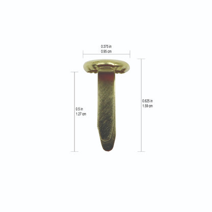 Westcott® Brass Paper Fasteners ½" 100 pack